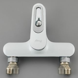 Смеситель для ванны и душа Frap F3249 белый хром